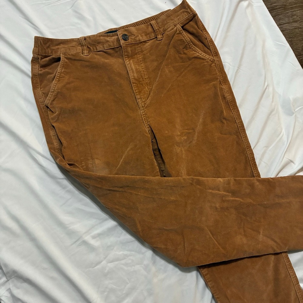 RSQ Corduroy Beach Pants Mens Medium Straight Leg Cotton Lightweight Boho Retro